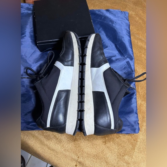 PRADA Leather Upper White Athletic Shoes for Women Sz 39 US 9 - Picture 3 of 12